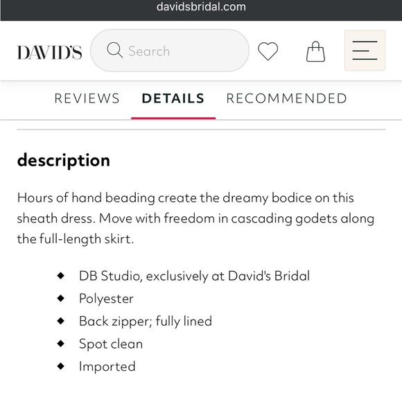 DB STUDIO
Allover Floral Beaded Godet Sheath Wedding Dress
STYLE# WGIN5113 - Picture 7 of 7